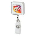 Square Metal Badge Holder